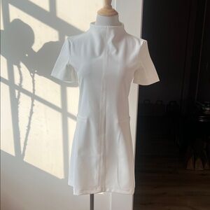 Glam White Mini Dress